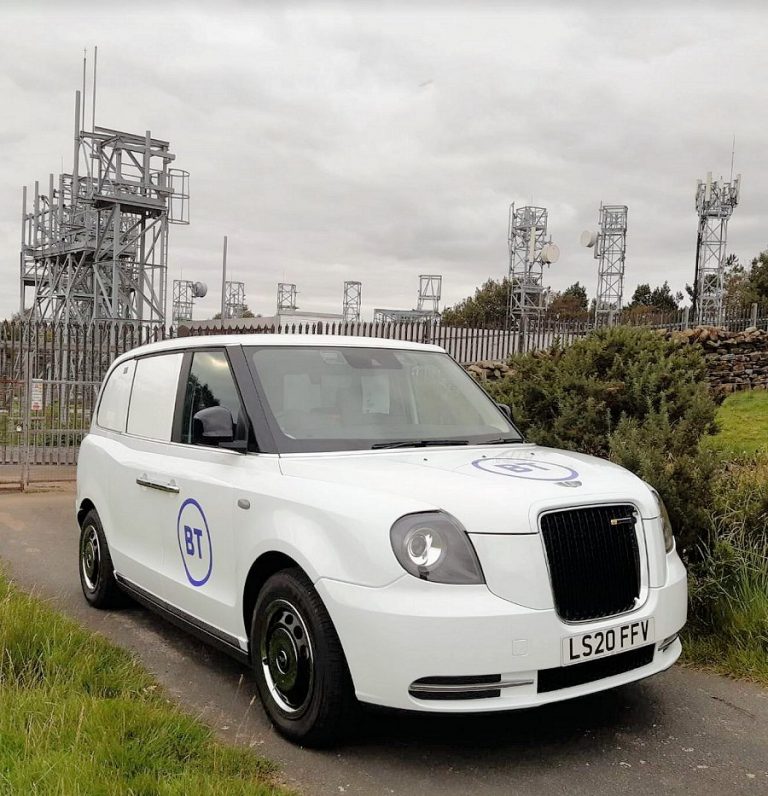 Broadband ISP BT Trials Use of LEVC's Converted Electric Taxis