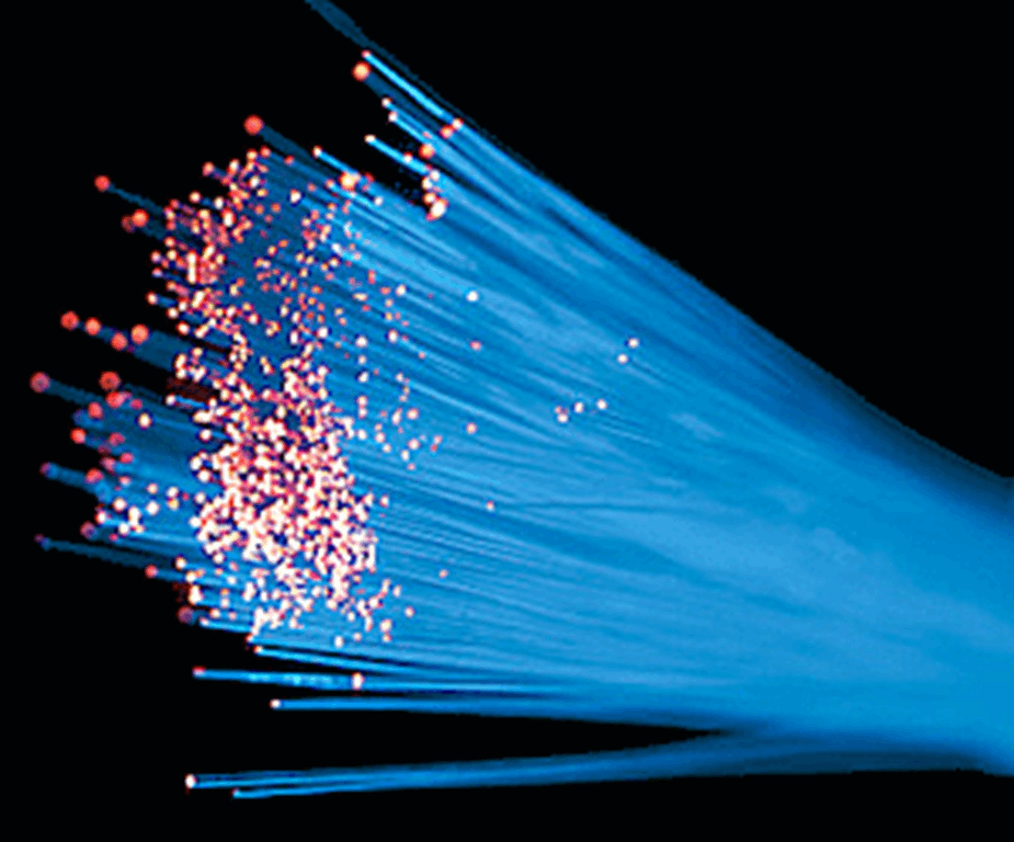 fiber optic cable bright