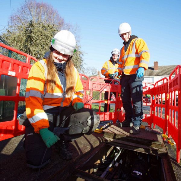 Engineers working on Fibre Connection at Openreach-2023